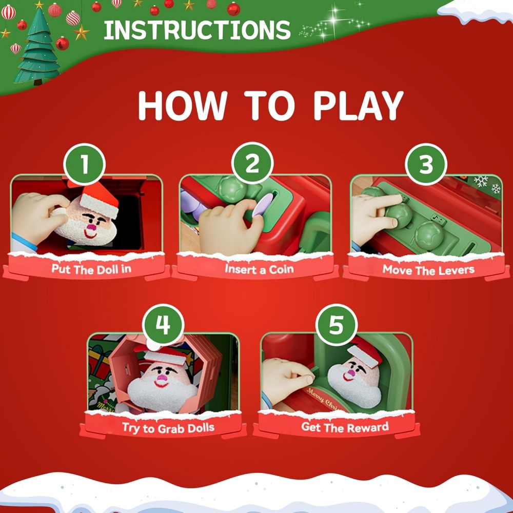 Christmas Claw Machine For Kid - Vending Game recension och pris