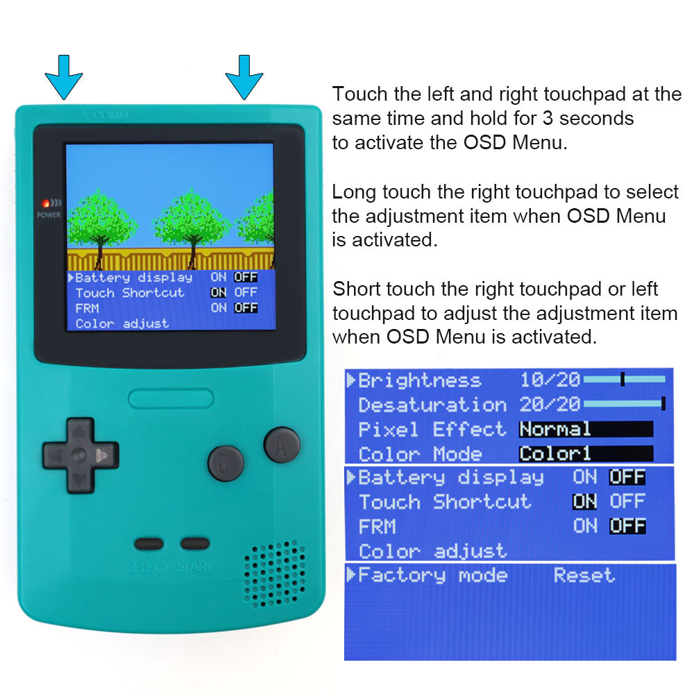 Rechargeable 2.8' IPS Screen L - Lcd Screen Arcade recension och pris