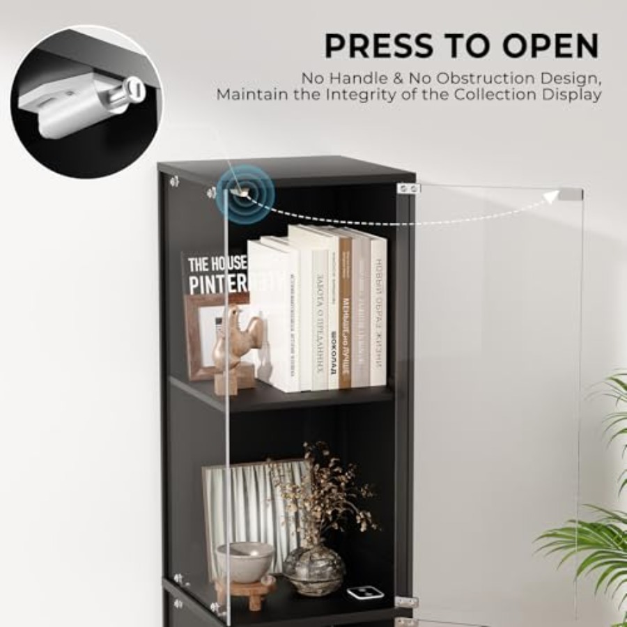 Corner display cabinet with gl - Glass Cabinet Display recension och pris
