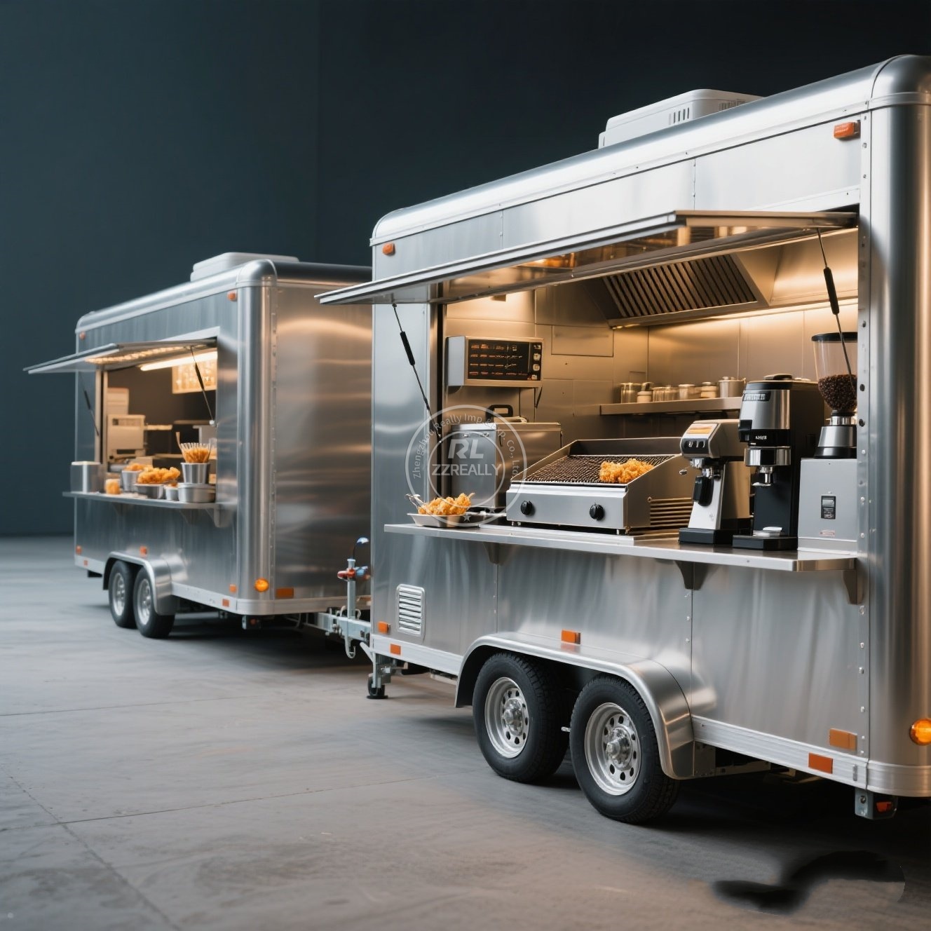 Customized Street Snack Vendin - Hot Dog Vending Cart recension och pris