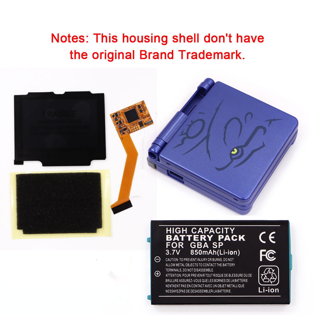 For GBA SP 3.7V Battery Pack V - Lcd Screen Arcade recension och pris