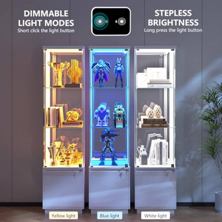 Corner Display Cabinet for Liv - Glass Cabinet Display recension och pris
