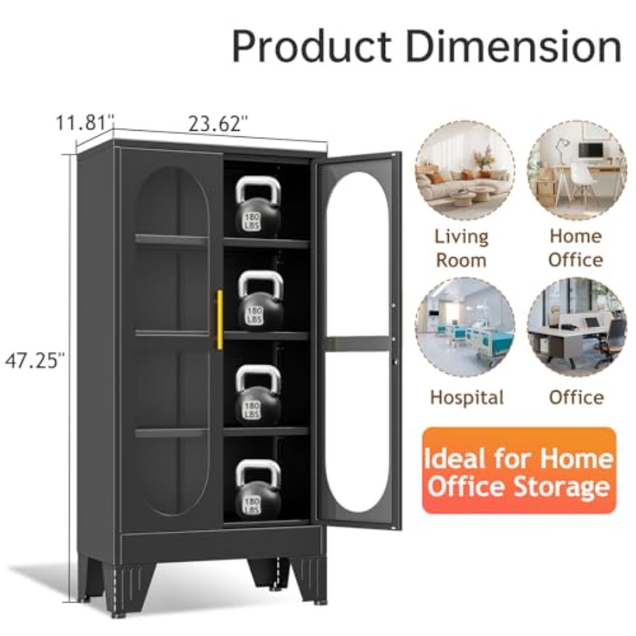 47 H Locking Display Cabinet f - Glass Cabinet Display recension och pris